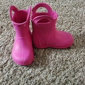 Croc rainboots toddler size 6